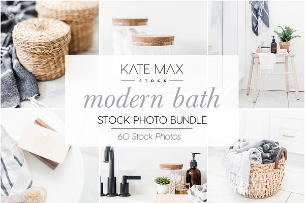 Modern Bath Stock Photo Bundle