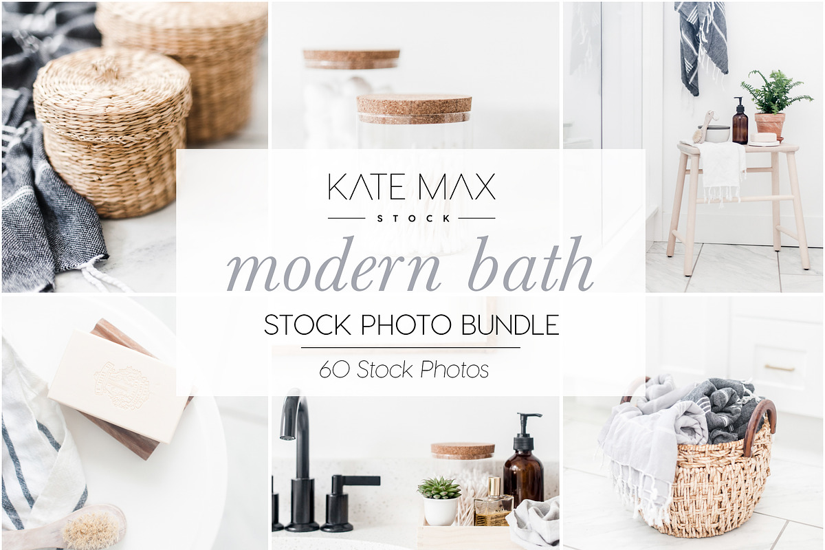 Modern Bath Stock Photo Bundle in Mockup Templates - product preview 8
