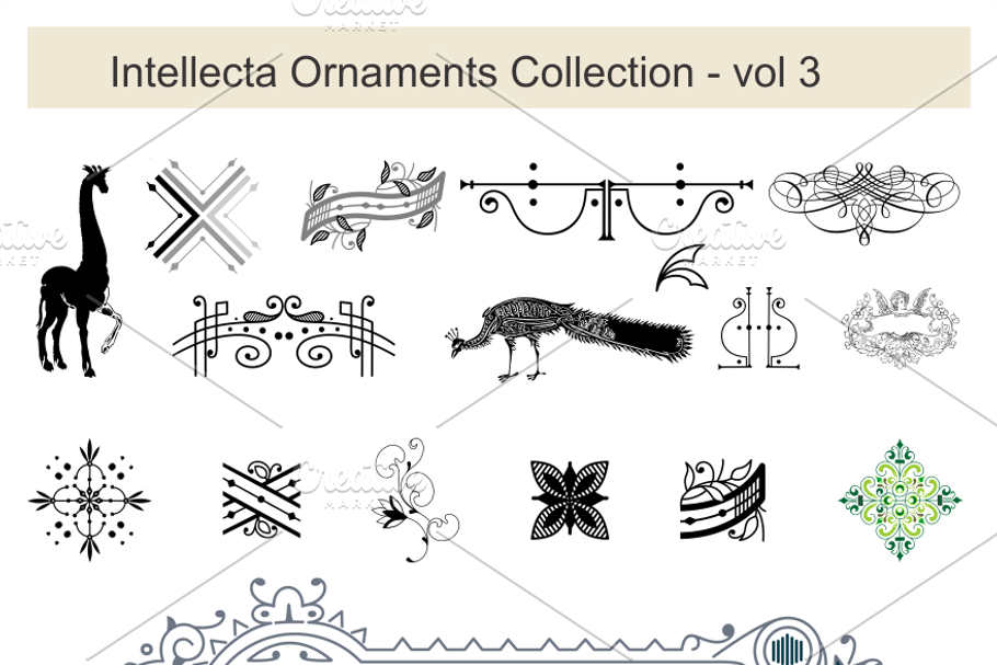 Intellecta Ornaments Collection 3