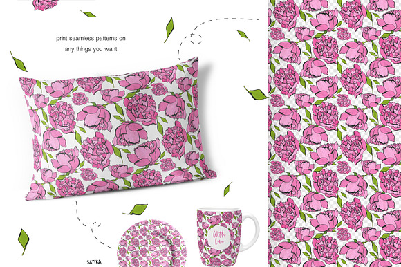 Flowers and jars clipart collection in Illustrations - product preview 6