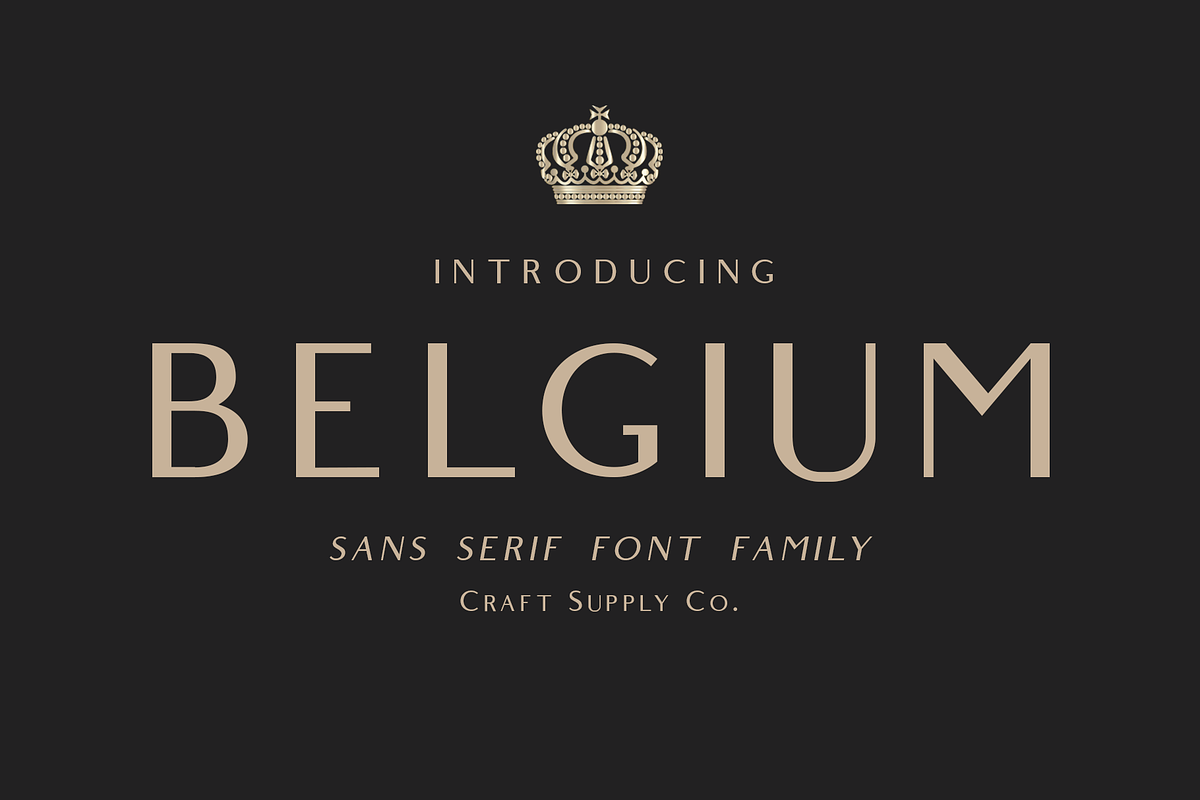 Belgium Font Family in Sans-Serif Fonts - product preview 8