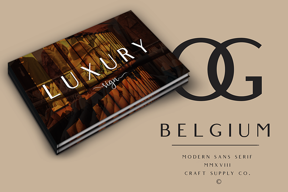 Belgium Font Family in Sans-Serif Fonts - product preview 7