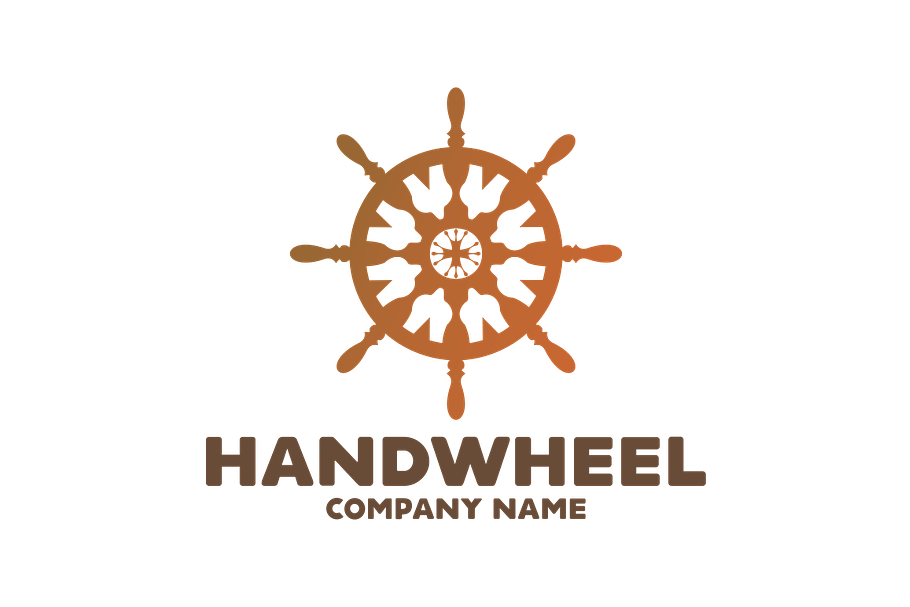 Handwheel Sail Logo in Logo Templates - product preview 8