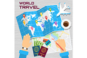 world travel banner