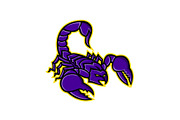 Scorpion With Stinger Mascot