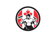 Canadian Handyman Canada Flag Icon