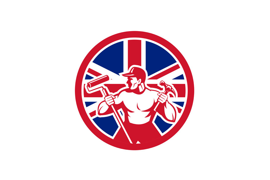 British Handyman Union Jack Flag Ico