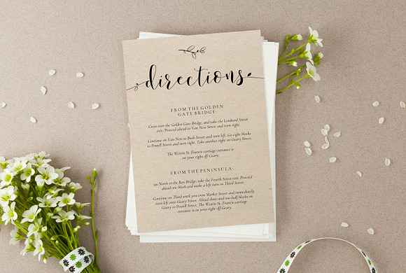 Wedding Information Cards, Sophie in Wedding Templates - product preview 2