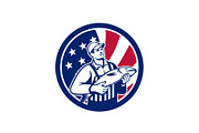 American Fishmonger USA Flag 