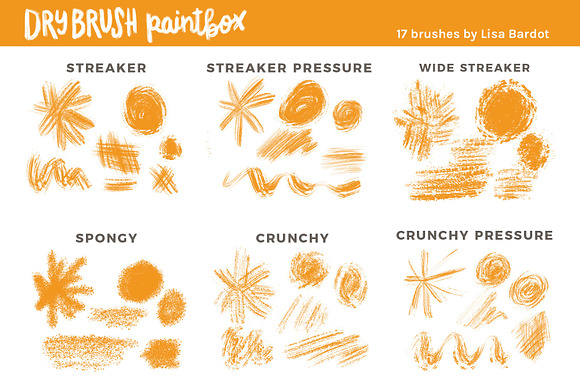 Dry Brush Paintbox for Procreate in Photoshop Brushes - product preview 10