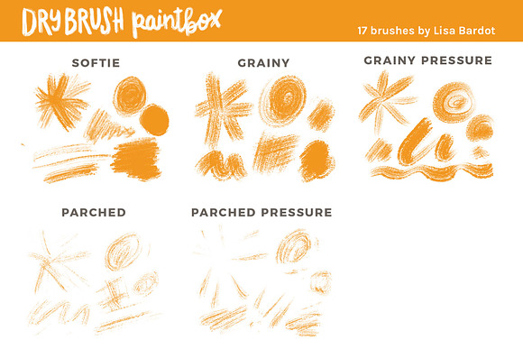 Dry Brush Paintbox for Procreate in Photoshop Brushes - product preview 11
