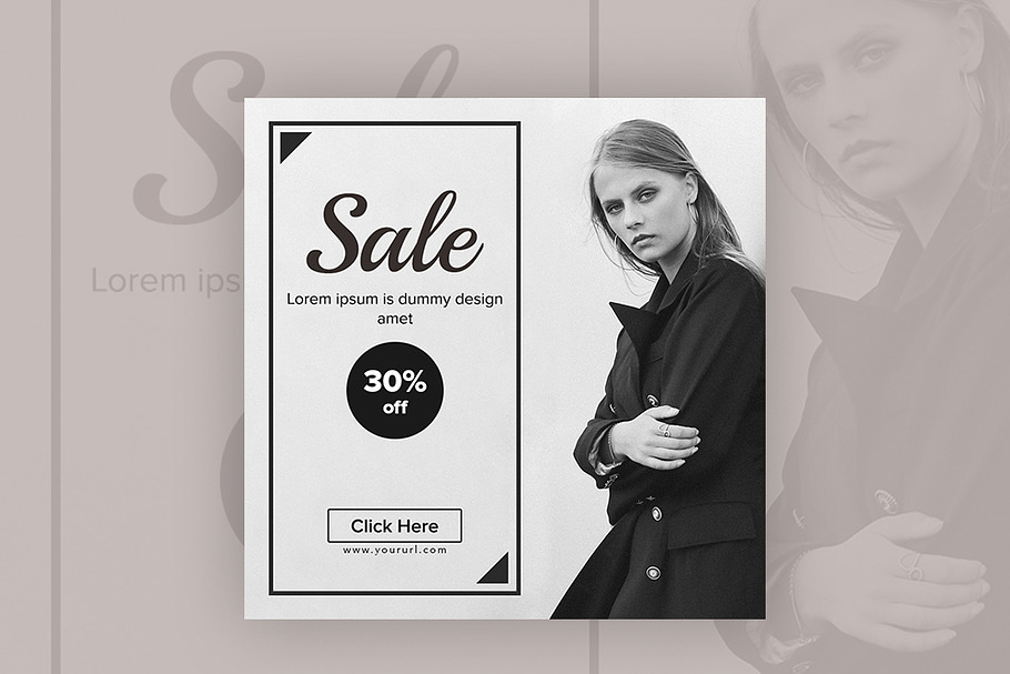 Sale Design Instagram Banner in Instagram Templates - product preview 8