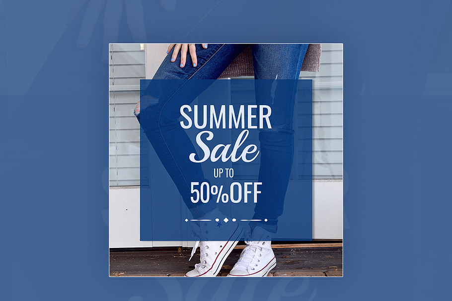 Summer Sale Off Instagram Banner in Instagram Templates - product preview 8