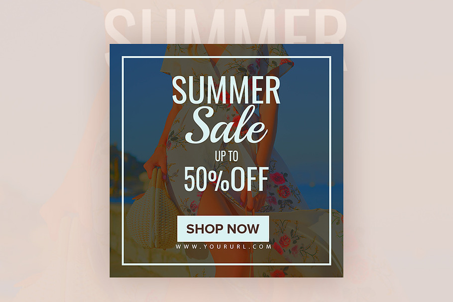 Summer Sale Instagram Banner in Instagram Templates - product preview 8