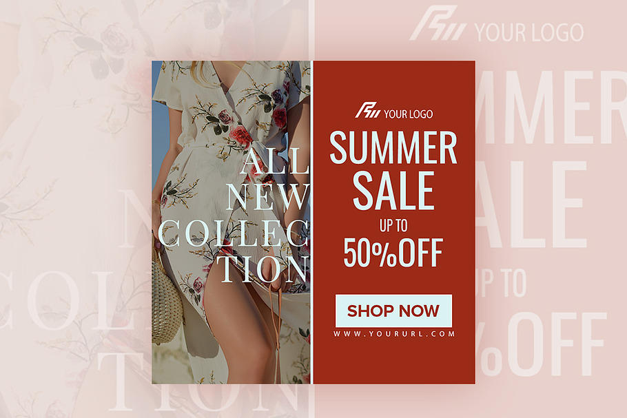 All New Collection Sale Banner in Instagram Templates - product preview 8