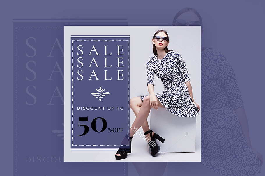 50% Discount Sale Banner in Instagram Templates - product preview 8