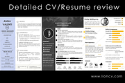 CV/Resume Review by HR professionals