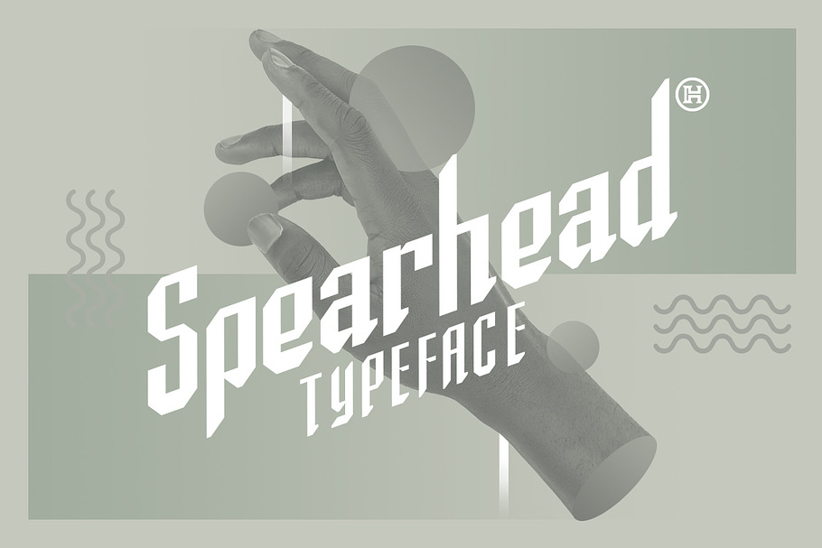 Spearhead Typeface | Font in Display Fonts - product preview 8