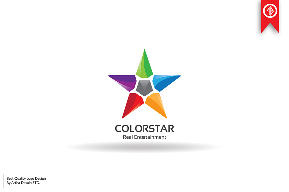 Creative Color Star - Logo Template in Logo Templates - product preview 1