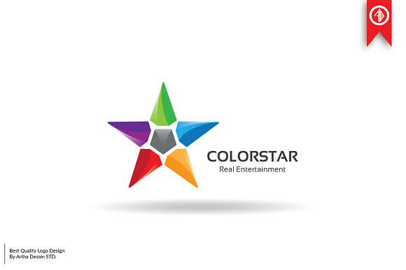 Creative Color Star - Logo Template in Logo Templates - product preview 2