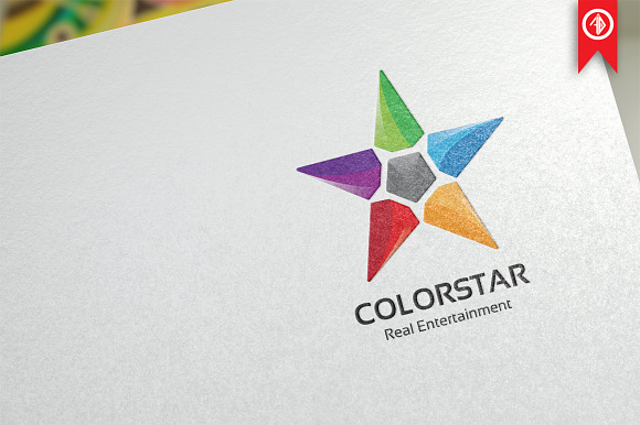 Creative Color Star - Logo Template in Logo Templates - product preview 3