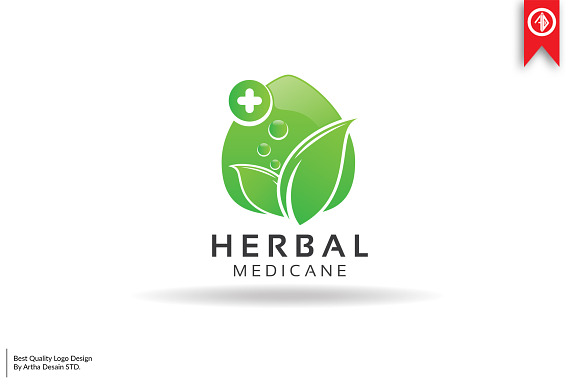 Herbal Medicine - Logo Template in Logo Templates - product preview 1