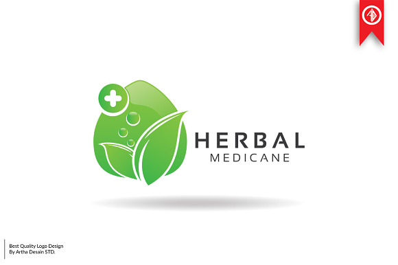 Herbal Medicine - Logo Template in Logo Templates - product preview 2