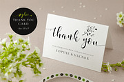 Wedding Thank You Card, Sophie