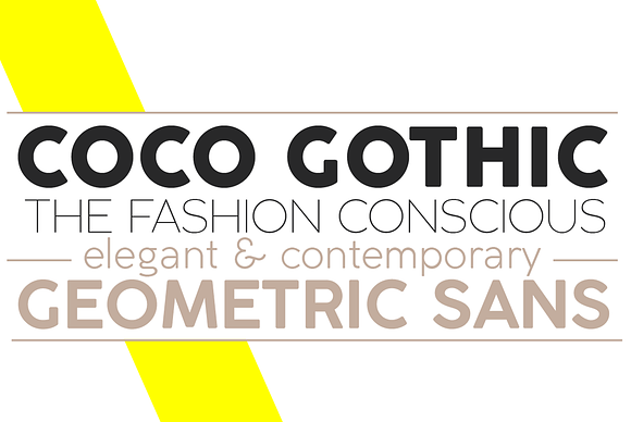 Coco Gothic - 36 fonts in Gothic Fonts - product preview 1