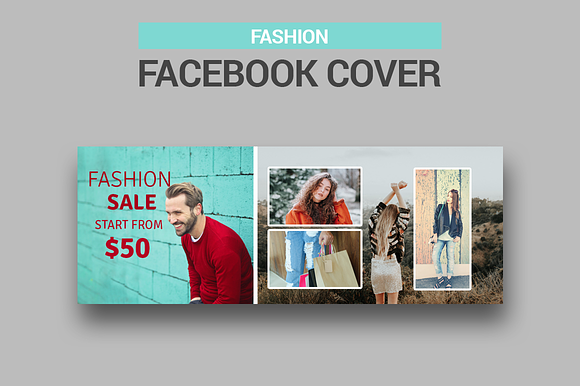 Fashion Facebook Covers in Facebook Templates - product preview 6