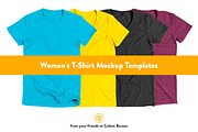 Women's T-Shirt Mockups (AA)