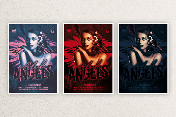 Angel Club in Flyer Templates - product preview 1