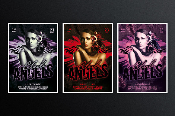 Angel Club in Flyer Templates - product preview 2