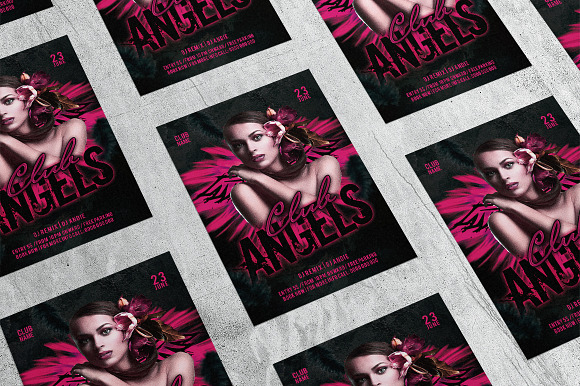Angel Club in Flyer Templates - product preview 3