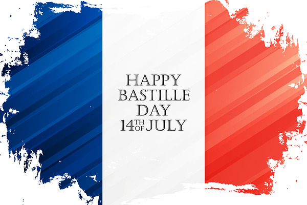 Happy Bastille Day Banner