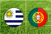 Uruguay vs Portugal football match