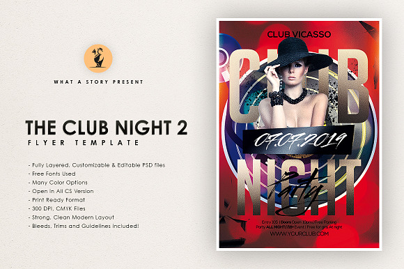 The Club Night 2 in Flyer Templates - product preview 5