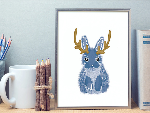Wildlife Animal Art Prints: Series#1 in Illustrations - product preview 2