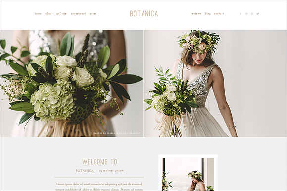 Botanica II ProPhoto 6 Template in Website Templates - product preview 1