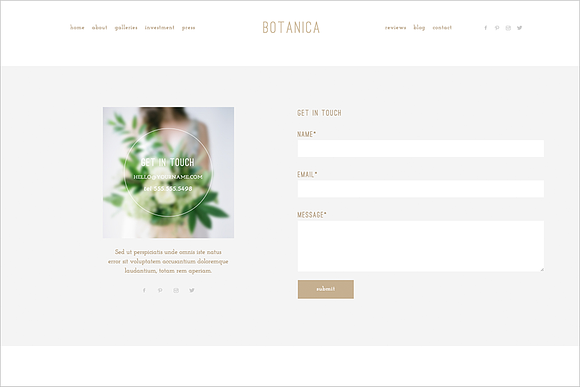 Botanica II ProPhoto 6 Template in Website Templates - product preview 18