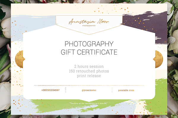 Gift Certificate Template / Aurora