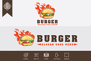 Hot Burger Logo