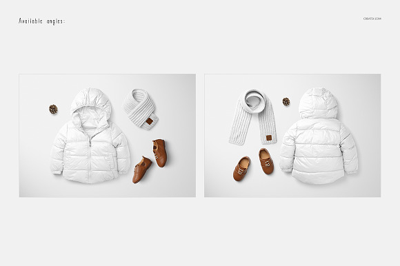 Kids Winter Set Mockups in Product Mockups - product preview 2