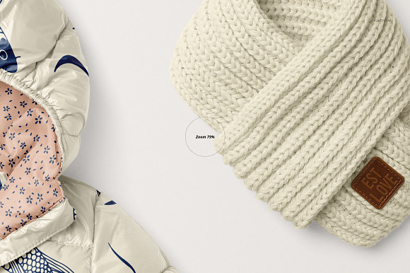 Kids Winter Set Mockups in Product Mockups - product preview 7