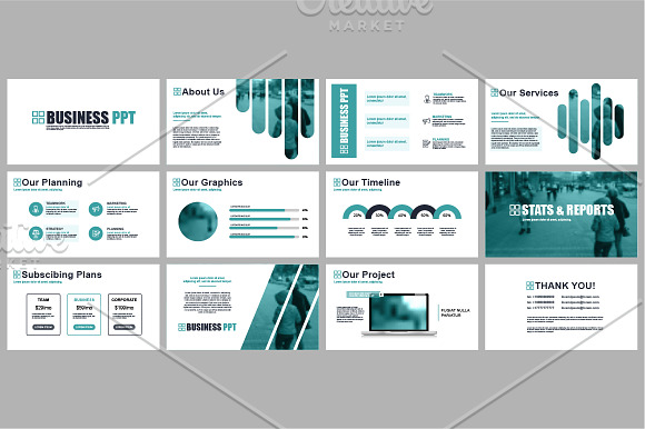 Powerpoint Mega Bundle in Presentation Templates - product preview 74
