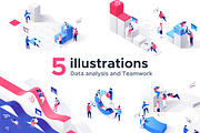 Charts collection - 5 illustrations