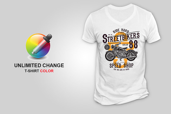 Realistic T-shirt Mock-up in Product Mockups - product preview 4