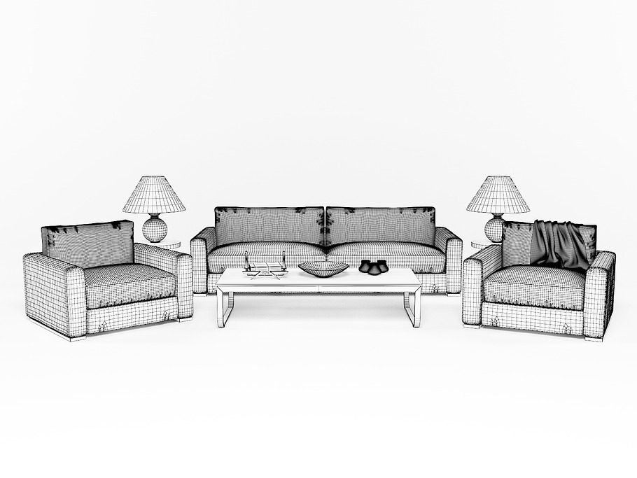 Boston furniture set  in Furniture - product preview 6