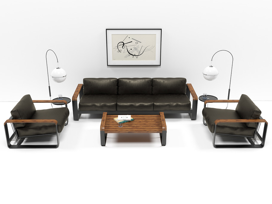 Noda furniture set in Furniture - product preview 4