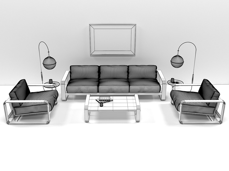 Noda furniture set in Furniture - product preview 6